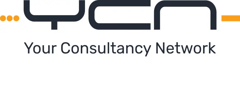 YCN logo with bold navy text and orange accents, reading 'Your Consultancy Network'.